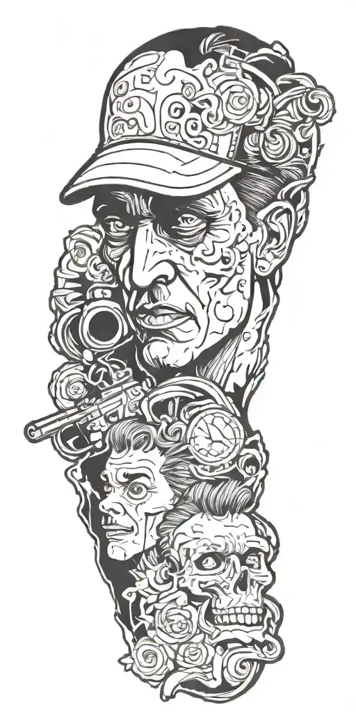 Gun Smoke television show  characters  tattoo design idea