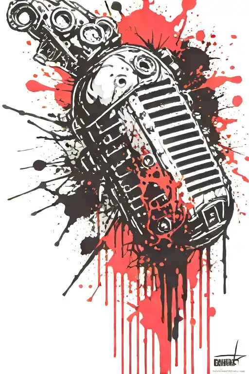 grenade boomers tattoo design idea