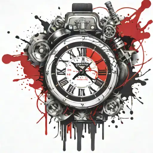 ticking time bomb  tattoo design idea