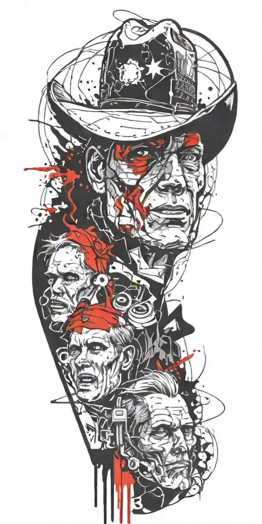 Gunsmoke television show Dodge city tattoo design idea