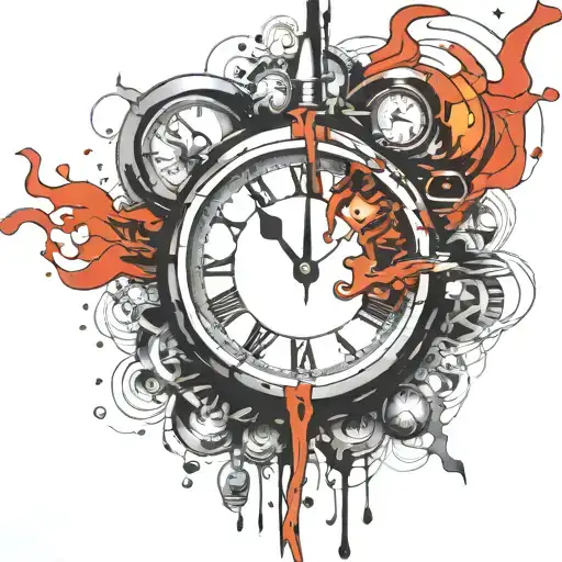 ticking time bomb  tattoo design idea