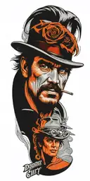 Gunsmoke television show Dodge city tattoo design idea