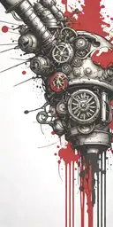 inconspicuous ticking time bomb mushroom grenade  tattoo design idea