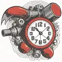 dynamite explosive with detonator bombs dropping tattoo design idea