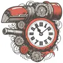 dynamite explosive with detonator bombs dropping tattoo design idea