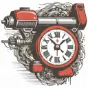 dynamite explosive with detonator bombs dropping tattoo design idea
