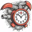 dynamite explosive with detonator bombs dropping tattoo design idea