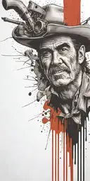 Matthew Dillon from the tv show gunsmoke growing mushrooms  tattoo design idea