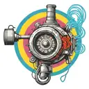 wired explosive bomb plastic explosive with detonator with wires and timer and numbers tattoo design idea