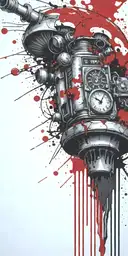 terrost ticking time bomb mushroom grenade  tattoo design idea