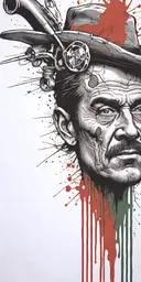 Festus the tv show gunsmoke growing mushrooms  tattoo design idea