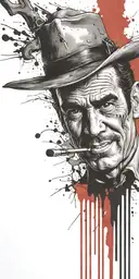 Matthew Dillon from the tv show gunsmoke growing mushrooms  tattoo design idea