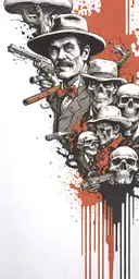 the tv show gunsmoke growing mushrooms  tattoo design idea