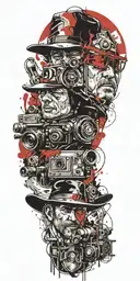western Gunsmoke television show  tattoo design idea