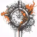 ticking time bomb  tattoo design idea