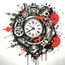 time bomb tattoo design idea