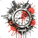 time bomb tattoo design idea