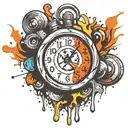 ticking time bomb  tattoo design idea