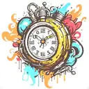 ticking time bomb  tattoo design idea