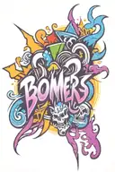 boomers tattoo design idea