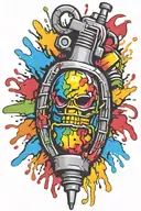 boomers grenade tattoo design idea