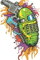 grenade boomers tattoo design idea
