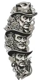 Gunsmoke television show  tattoo design idea