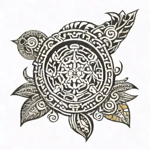 Philippine tribal patterns inspired tattoo design idea