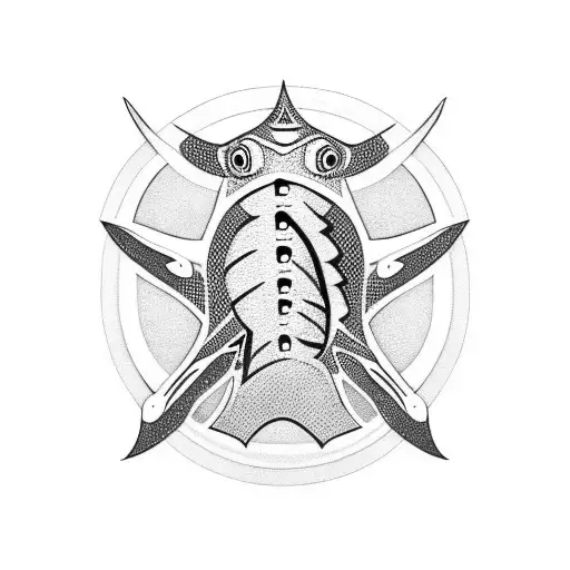 sturgeon  tattoo design idea