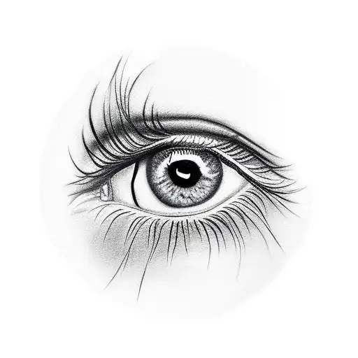 Taylor Swift's eyes tattoo design idea