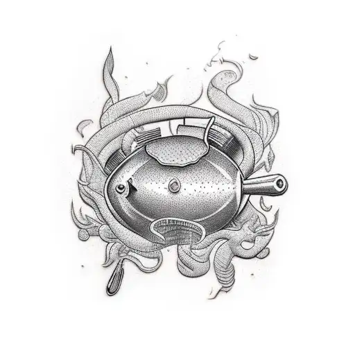 food cooking  tattoo design idea