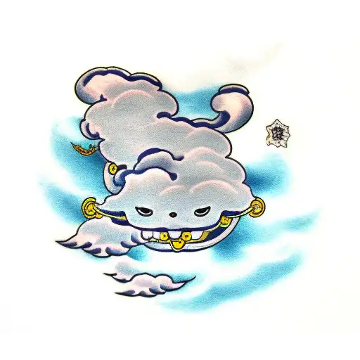 Japanese Clouds tattoo design idea