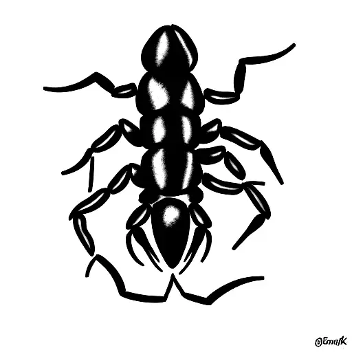 Scorpion tattoo design idea