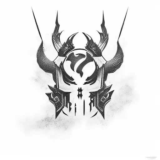 Shen  from League of Legends tattoo design idea