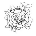 flores tattoo design idea