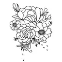 flores tattoo design idea