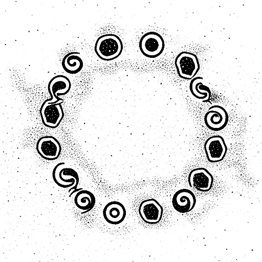 Mini Donuts tattoo design idea