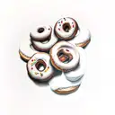 Mini Donuts tattoo design idea