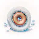 Mini Donuts tattoo design idea