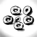 Mini Donuts tattoo design idea