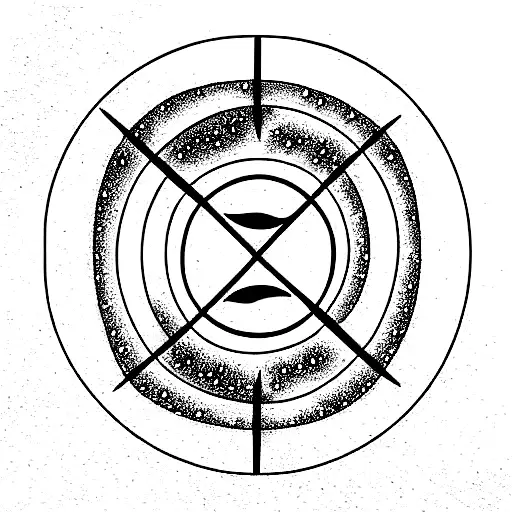 Infinity Symbol and sun and moon and rainbow tattoo design idea