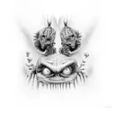 beetlejuice  tattoo design idea