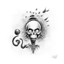 beetlejuice  tattoo design idea