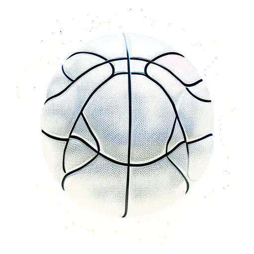 basketball tattoo design idea