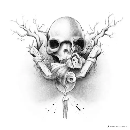 I still feel like nothing I don't care what happens Nothing really matters Happily ever after tattoo design idea