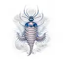 assassin worm tattoo design idea