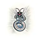 assassin worm tattoo design idea