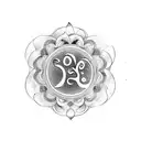 Om Sign tattoo design idea