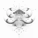 Alpha and Omega, nature tattoo design idea