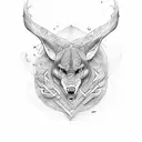 Alpha and Omega, nature tattoo design idea